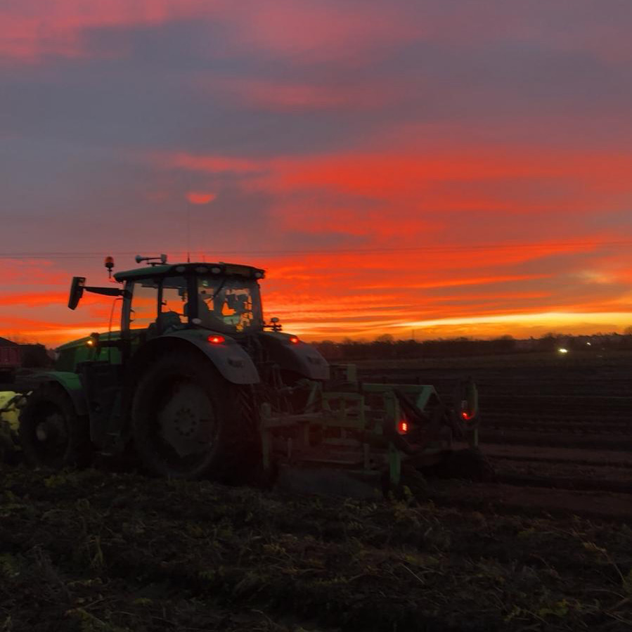 Sunrise over Lincolnshire